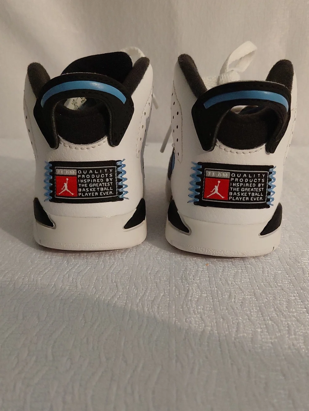 Jordan Toddler 5C Retro TD Sneakers in White and Light Blue Atheletic DV606-410